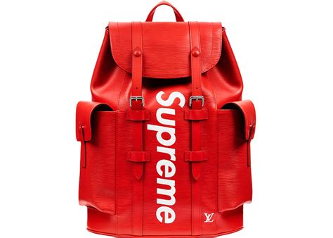 supreme lv red backpack price|supreme louis vuitton belt.